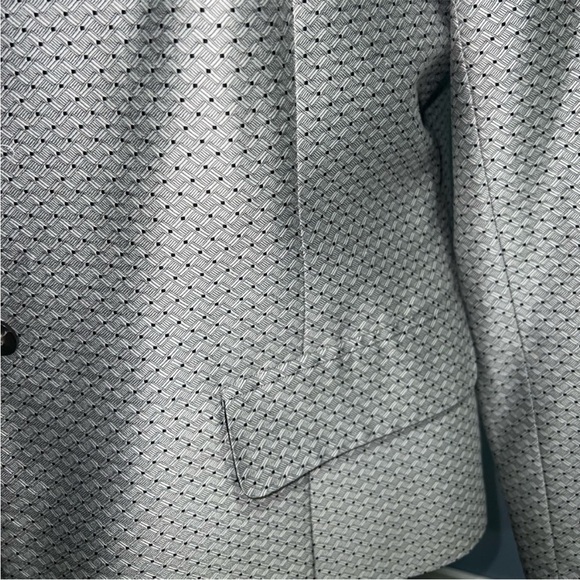 Talbots- Silver and black polk a dot jacket - Picture 3 of 6